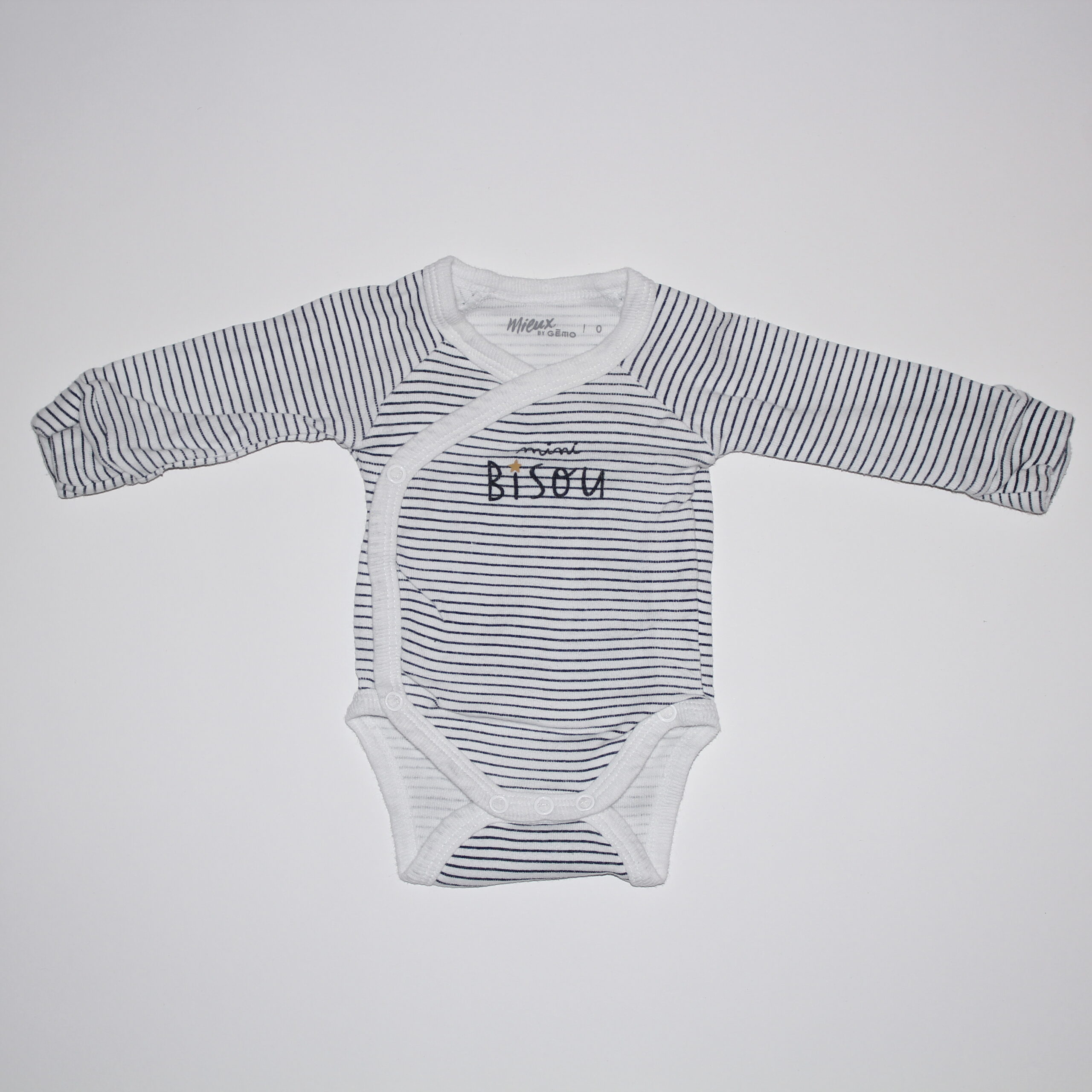 Body manches longues - taille 0 - gemo