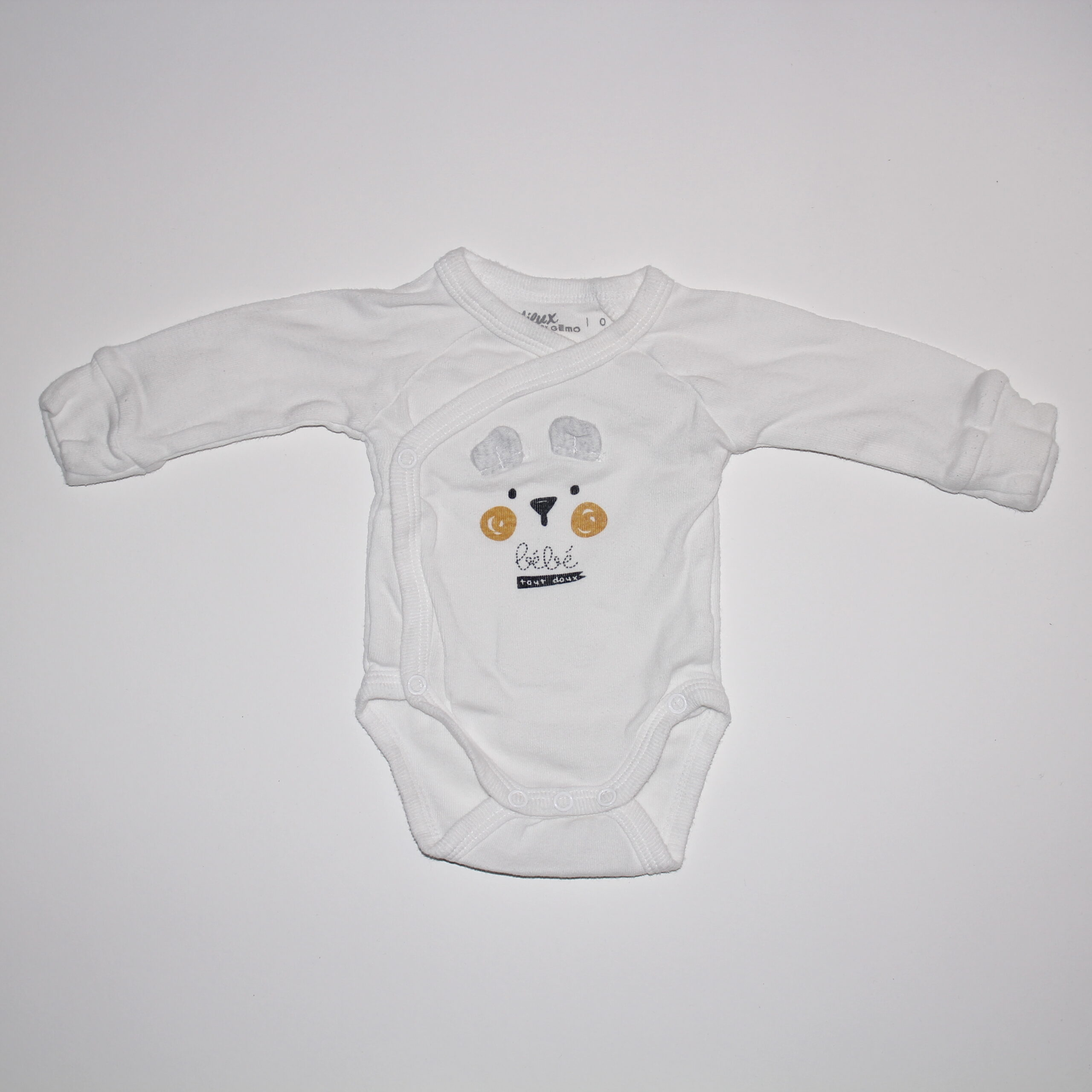 Body manches longues - taille 0 - gemo