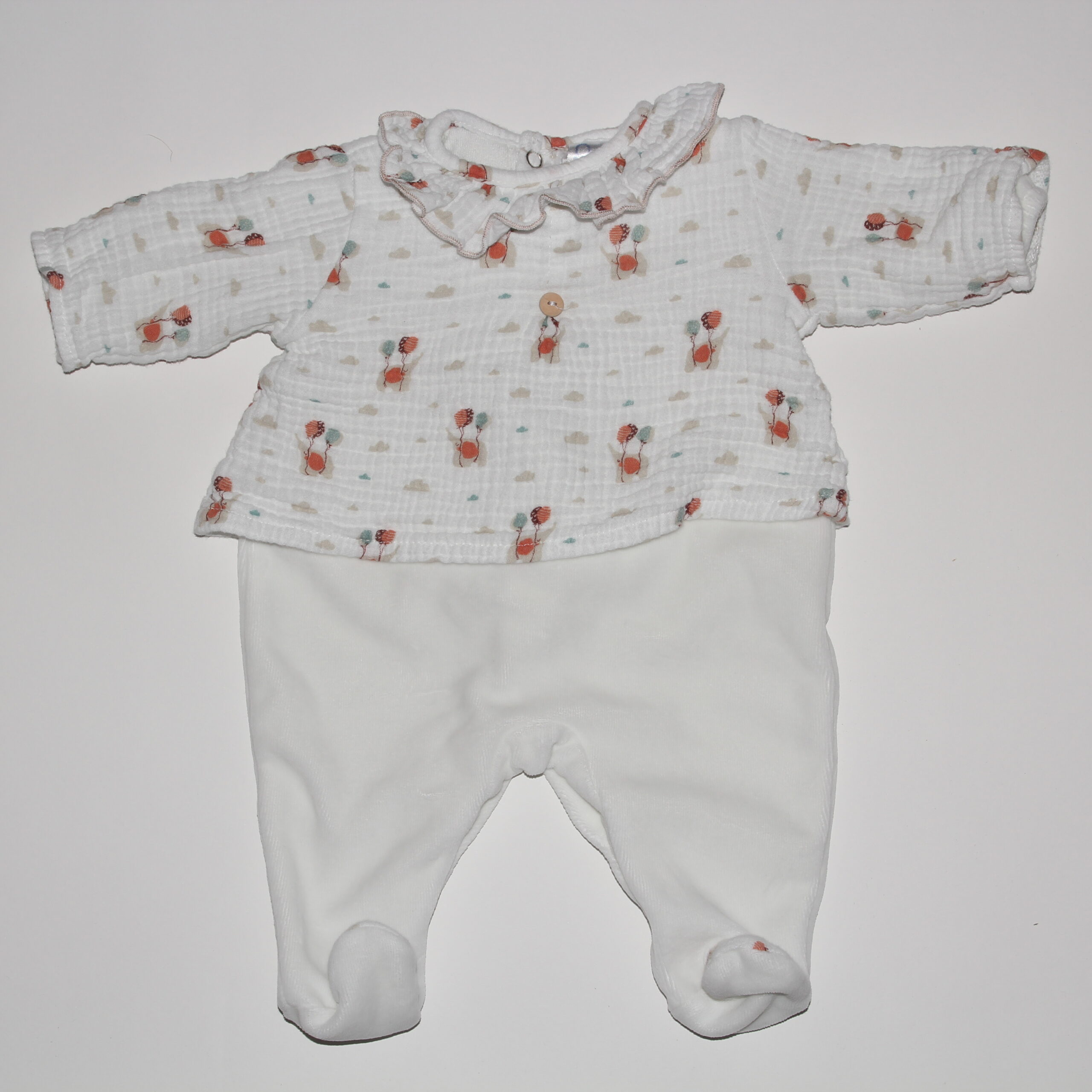 Pyjama velours - taille 0 - Babi