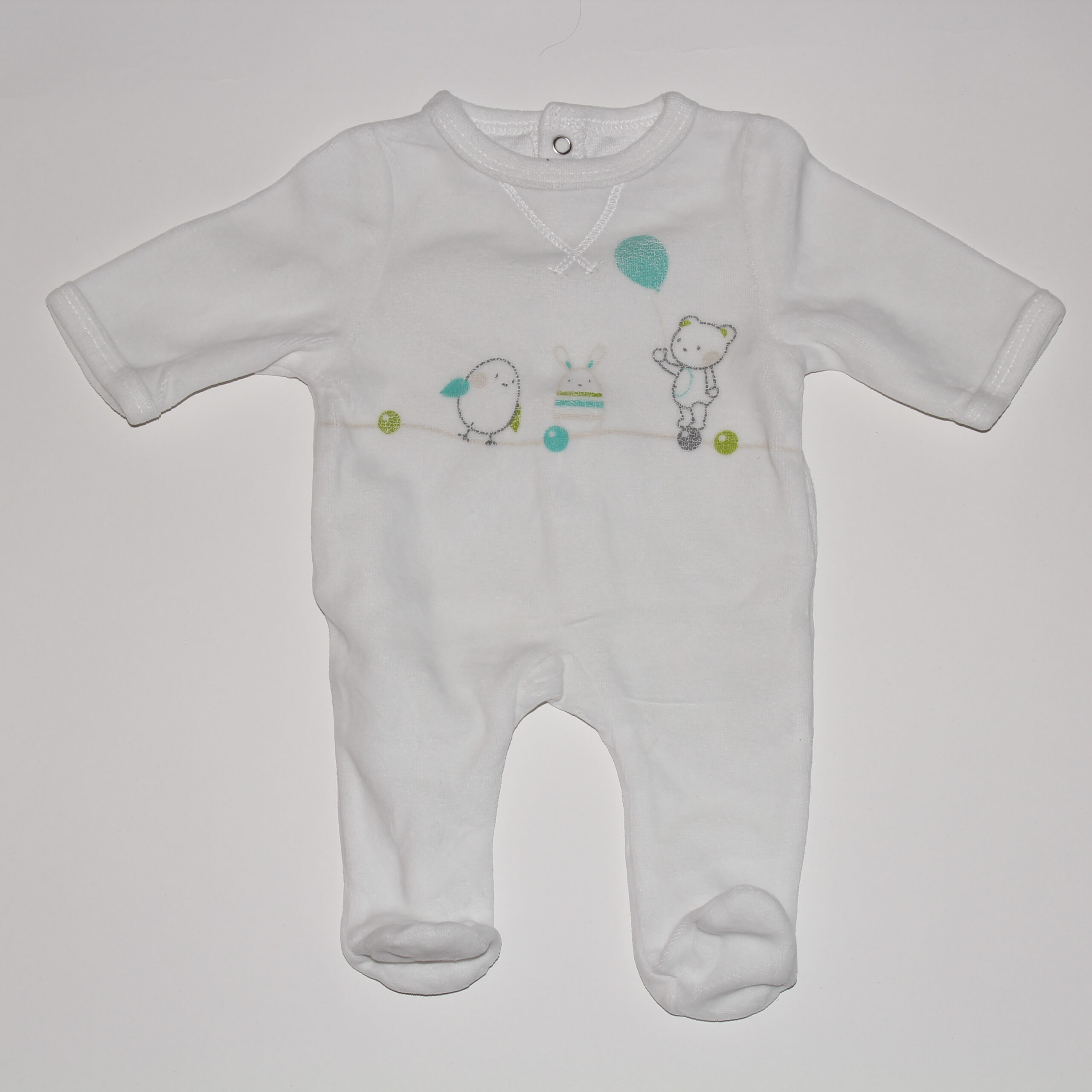 Pyjama velours - 50 cm - Vertbaudet