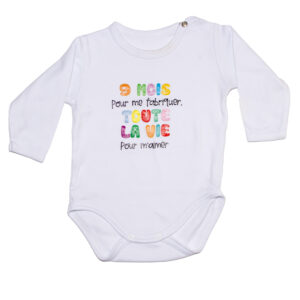 Body manches longues - 74 cm (estimation)