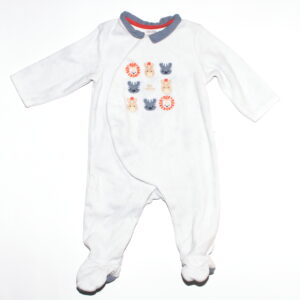 Pyjama velours - 6 mois - taille 68 cm - Obaïbi