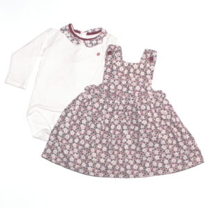 Ensemble robe-body - 6 mois - taille 68 - Obaïbi