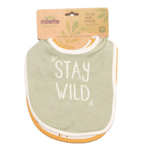 NEUF - Lot 4 bavoirs - Milette - BIO