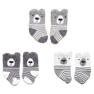 Chaussettes - 3 paires - taille 10-14 (estimation)