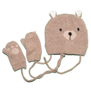 Ensemble bonnet et moufles - 1-2 ans - Smile