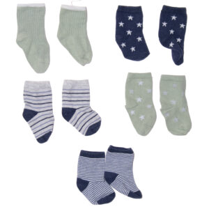 Lots 5 paires de chaussettes - taille 19-22 (estimation)